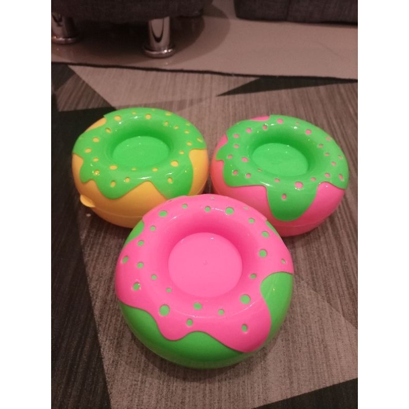 TEMPAT MAKAN BEKAL DONAT ANAK/LUNCH BOX DONAT 630ml Sekat 2