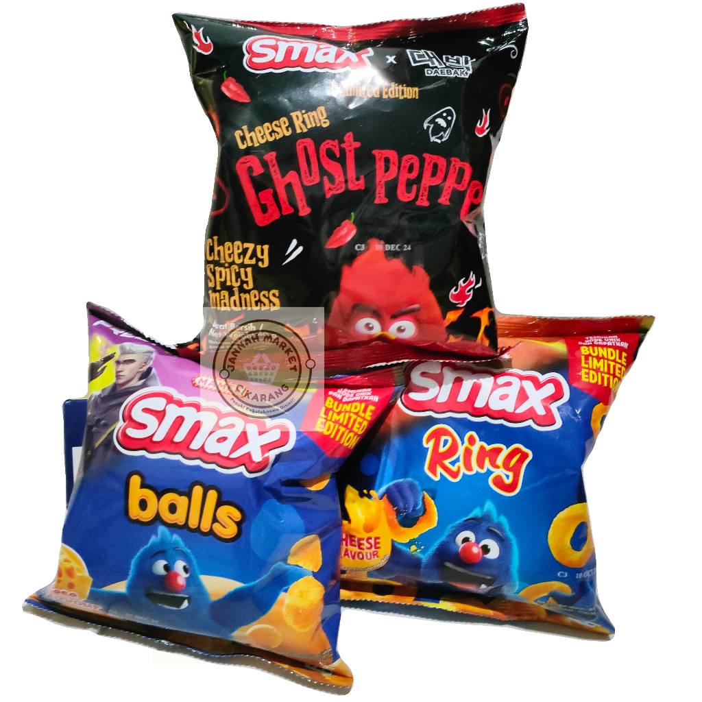 

Snack Smax Ring, Ball/Ghost Pepper 40gr cheese Flavour