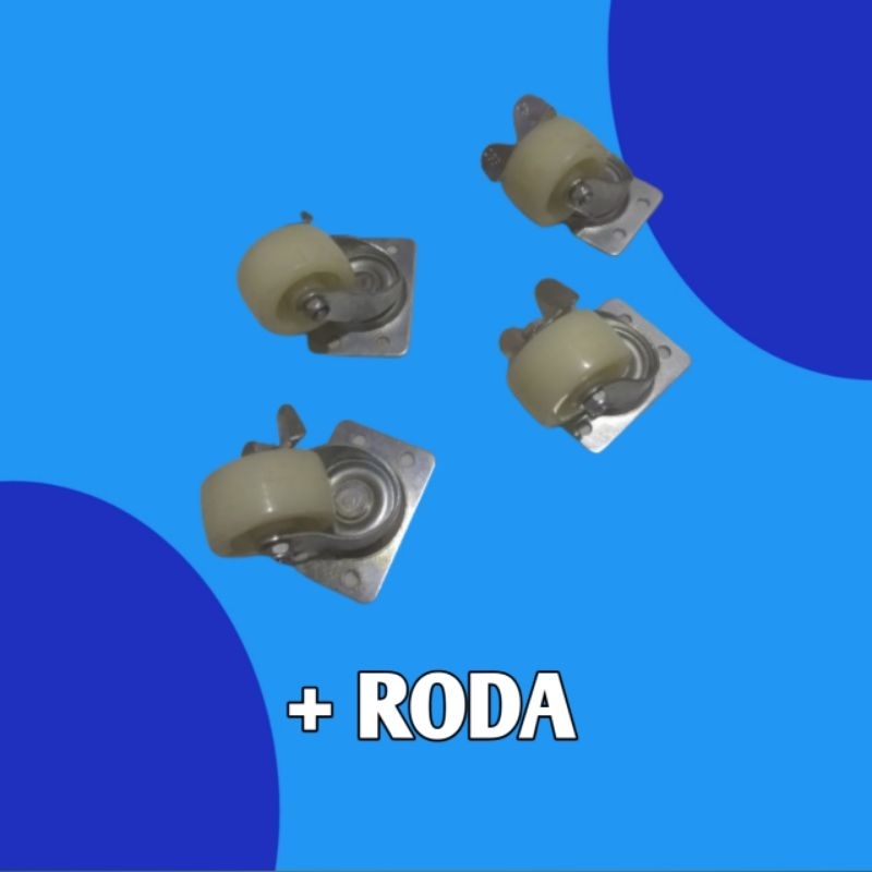 roda aksesoris untuk booth portable