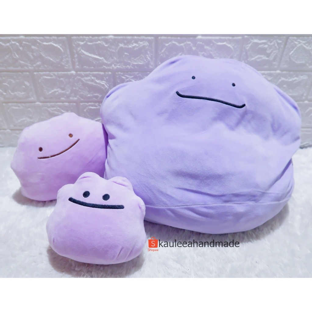 ganci boneka pokemon ditto ori pokemon center banpresto