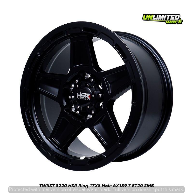 Velg HSR TWIIST Ring 17 Murah Buat Mobil Pajero Hilux Dc Fortuner R17