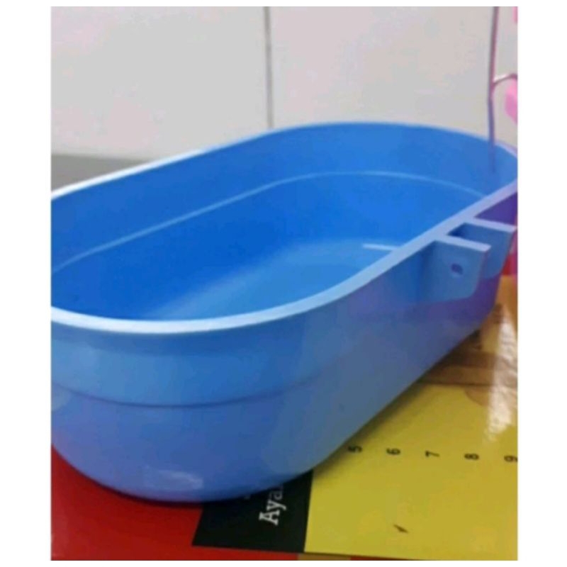 Cepuk Oval Makan/ Minum/ Mandi Burung