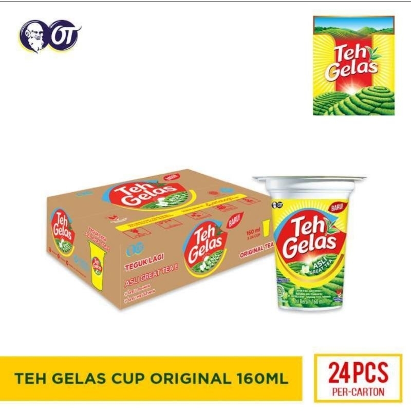 

Teh Gelas Teh Siap Minum Cup 180ml (isi 24 Cup)