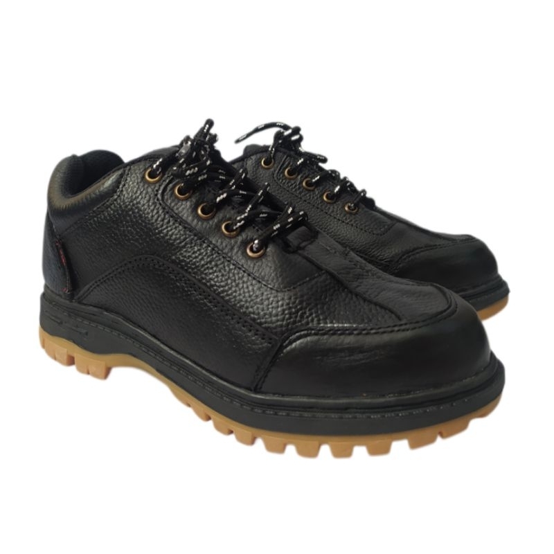 Sepatu Safety Kulit Asli Sepatu Safety Pria Safety Pria Ujung Besi Sepatu Sefty Pria Sepatu Septi Uj