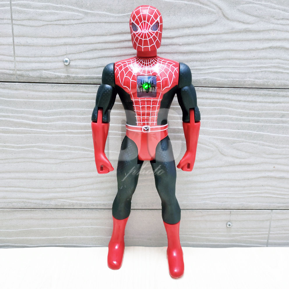 Mainan Robot SPIDERMAN Besar Lampu Dan Suara