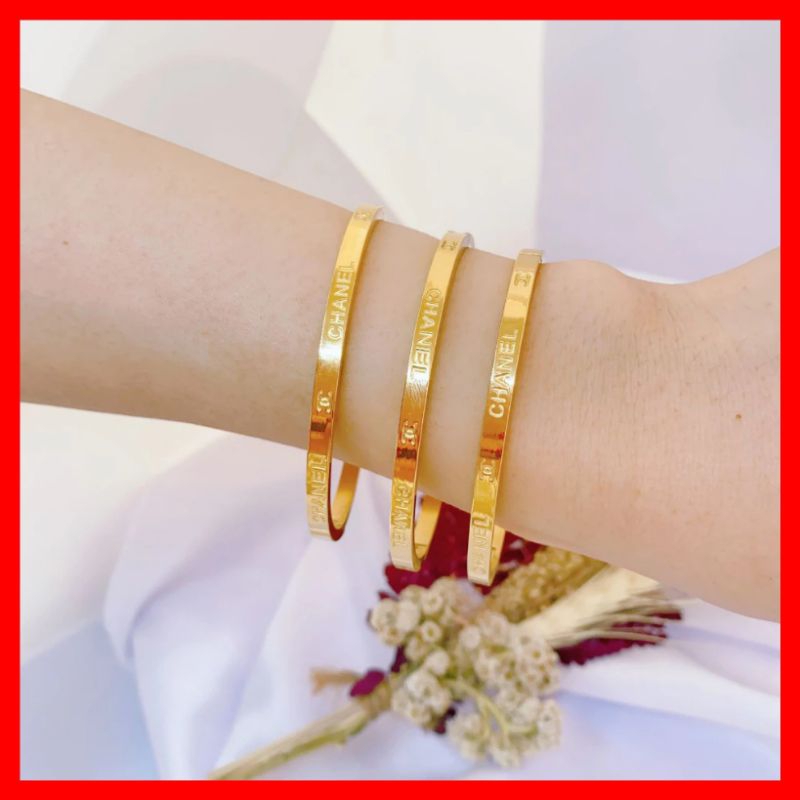 Gelang Wanita Titanium Fashion Korean Anti Karat