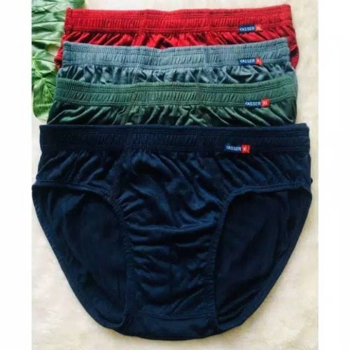 CD YASSER / Celana Dalam YASSER / Daleman YASSER /  Sempak Pria Cowok YASER Karet Kerut Dewasa Remaj