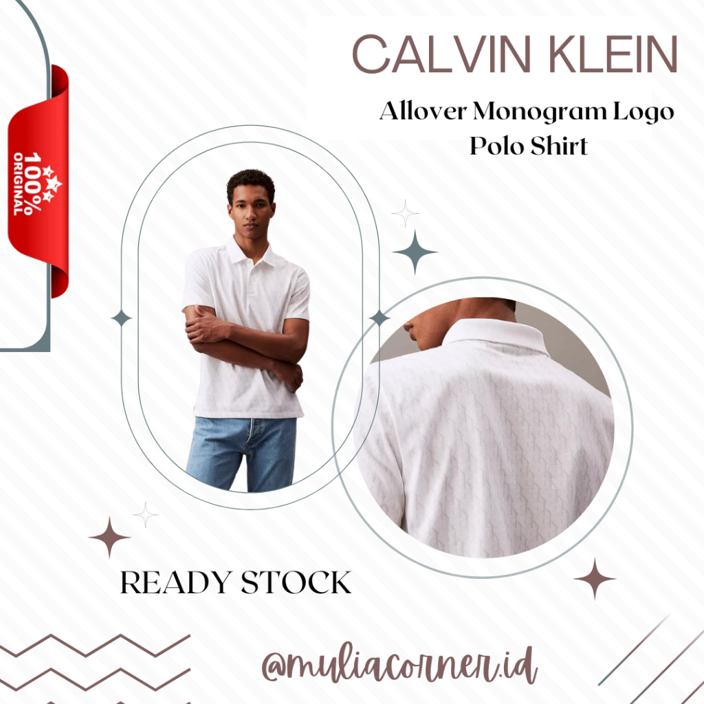 Calvin Klein Monogram Polo Shirt