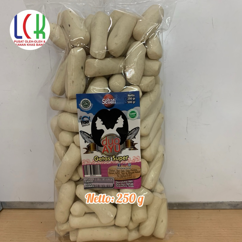 

Getas Cap Duo Ayu 250gr / Kerupuk Khas Bangka