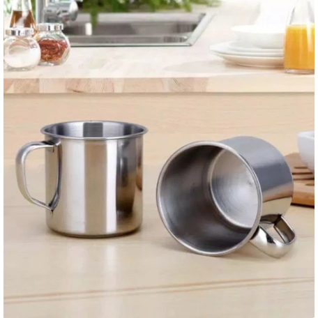 Gelas Mug Thai Tea 8cm Stainless Steel / Mug Stainless Gelas Kecil Mug Thai Tea Cangkir Kopi Stenlis