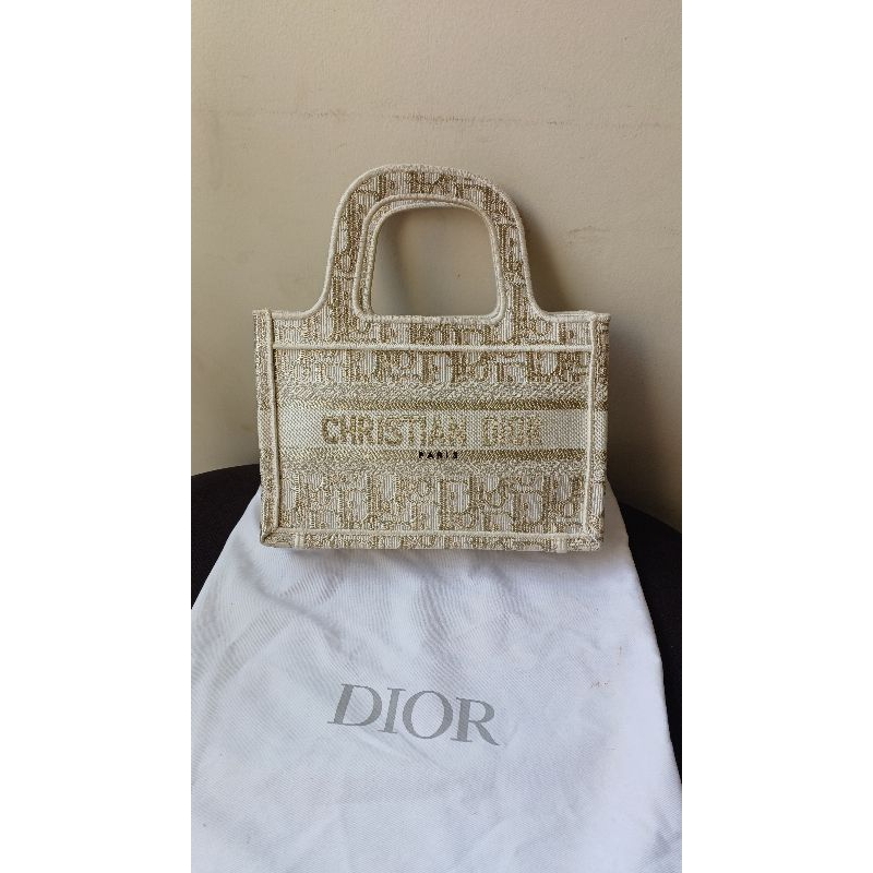 Preloved Dior tote mini
