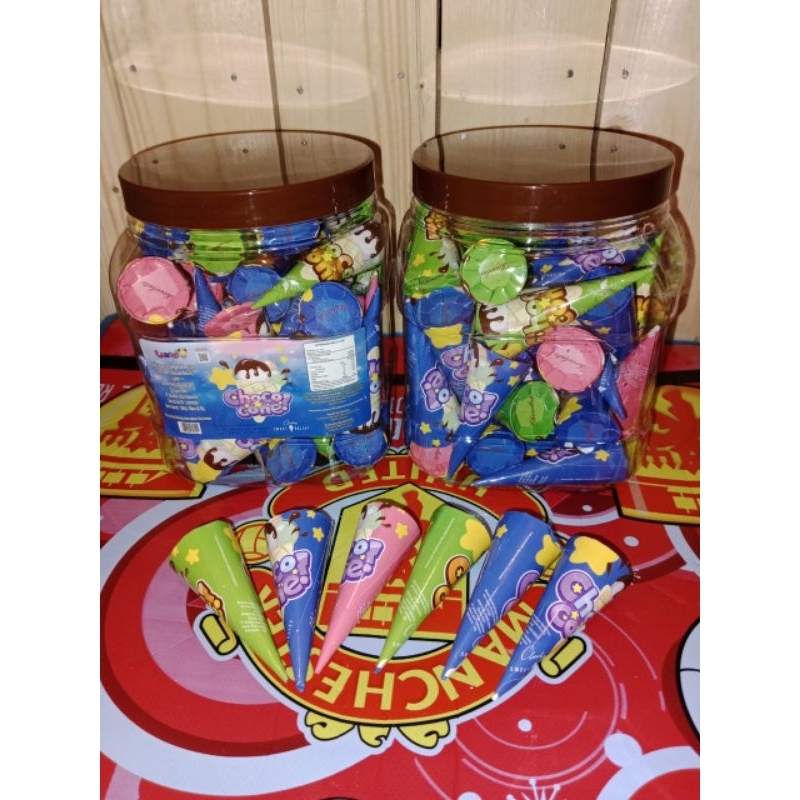 

wafer coklat choco cone es cream contong isi 50pcs