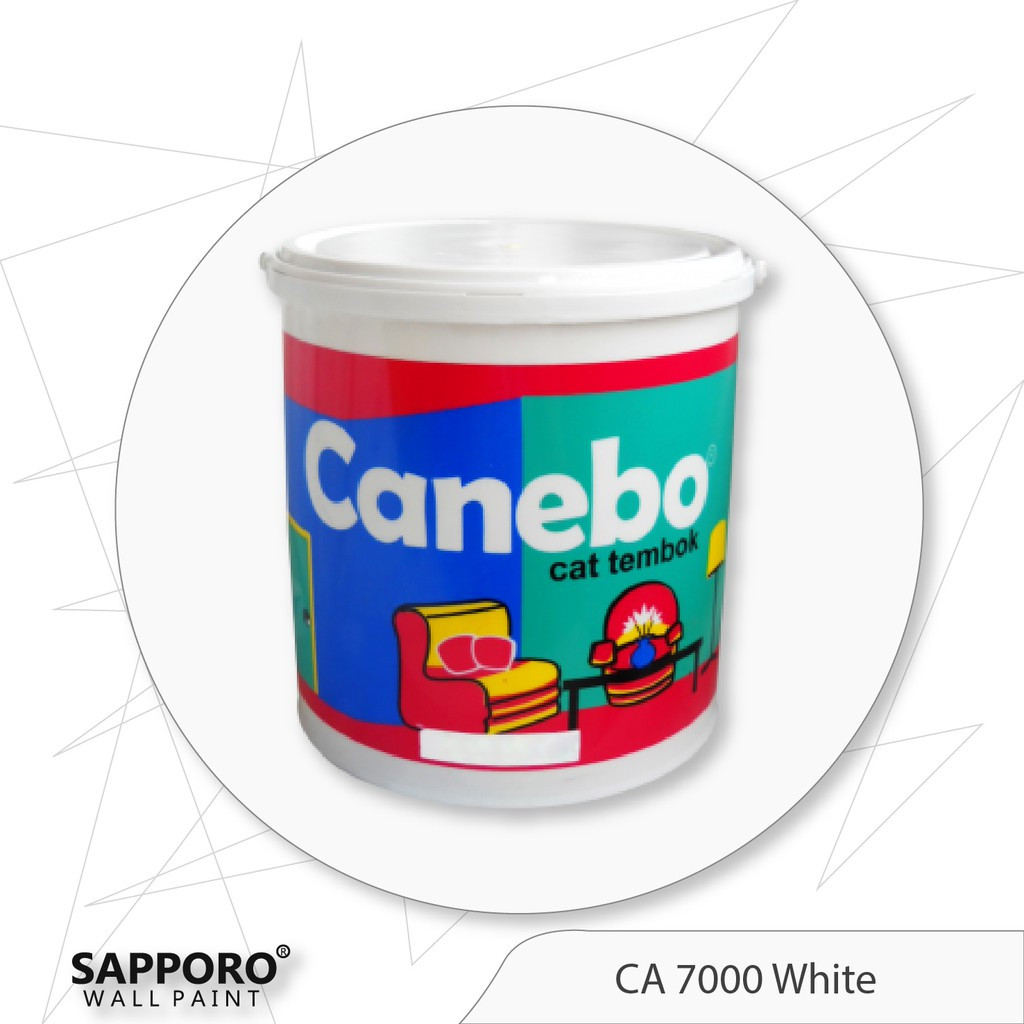Cat Tembok Canebo White 5KG Cat Tembok Terbaik Termurah
