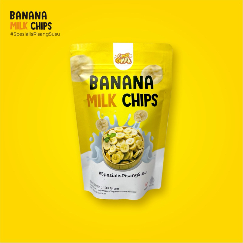 

CemalCemilk Keripik Pisang Banana Milk Chips Cemilan Khas Jogja Spesialis Susu Pasteurisasi