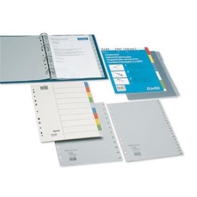 

Bantex Maxi Divider Index PP A4/Pembatas Binder/Penyekat Ordner