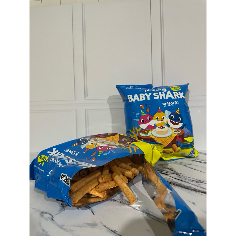 

chiki ciki BABY SHARK Biru cocomelon snack by atira ecer