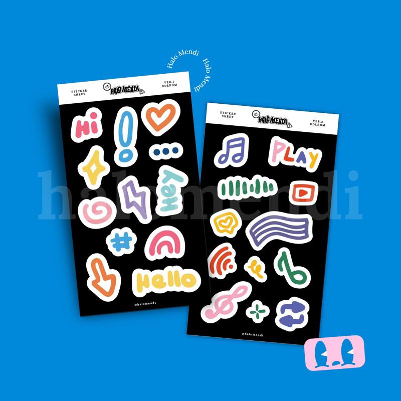 

DDLRDM - Sticker Sheet l Vinyl Doff