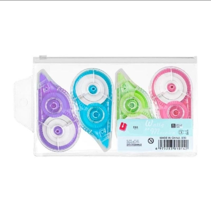 

YENYEN_ATK - (HARGA 1PCS)Warna Random Correction Tape 12M / Tip-Ex / tip-Ex Kertas / Correction Pen CM720 / Tipex Rolll murah