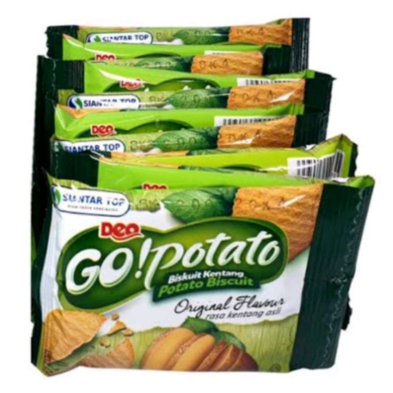 

Biskuit Deo Go Potato Kentang (20pcs) Cemilanan enak dan murah
