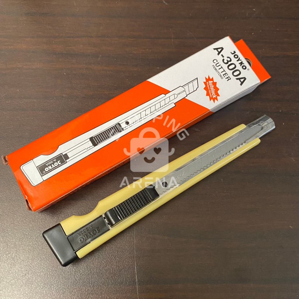 

Cutter JOYKO Kecil SATUAN A-300A Ukuran Knife Warna Barang Pengukir Tajam Serbaguna ATK Perkantoran Peralatan Perlengkapan Kantor Alat Tools Cut Iris Irisan Potong Stationery Runcing Sekolah Ukir Benda Rumah Pemotong Kertas Pisau Shopping Arena Malang