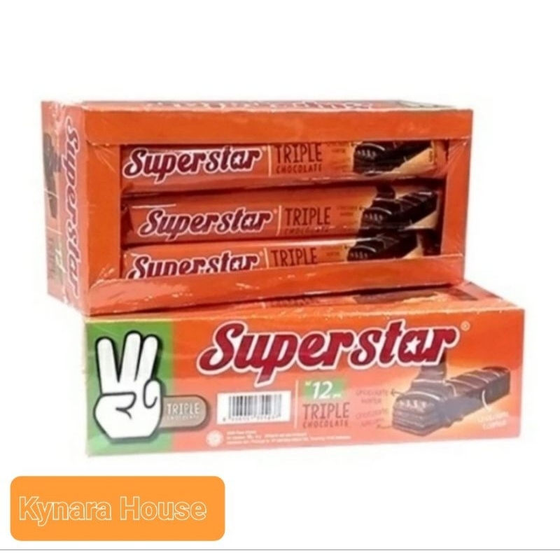 

Superstar Cokelat 192gr (1 pack isi 12pcs)