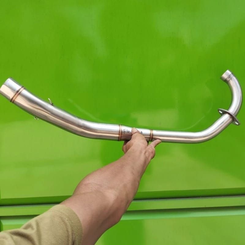leher satria fu bending 35 - 38 balap 35/38 knalpot racing inlet 50mm dm 50 mm muffler kualitas orig