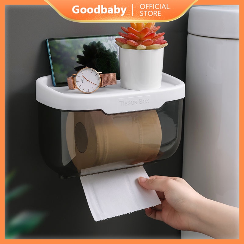 Goodbaby Tempat Tissue Toilet Kotak Tisu Toilet WC Tempat Tisu Kamar Mandi