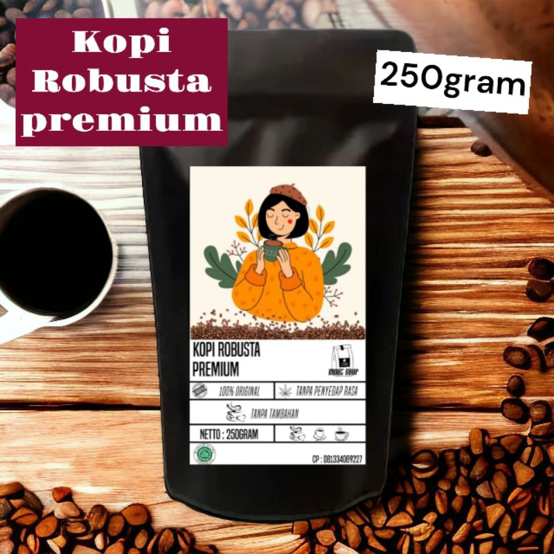 

KOPI BUBUK ROBUSTA PREMIUM ORGANIK TANPA CAMPURAN