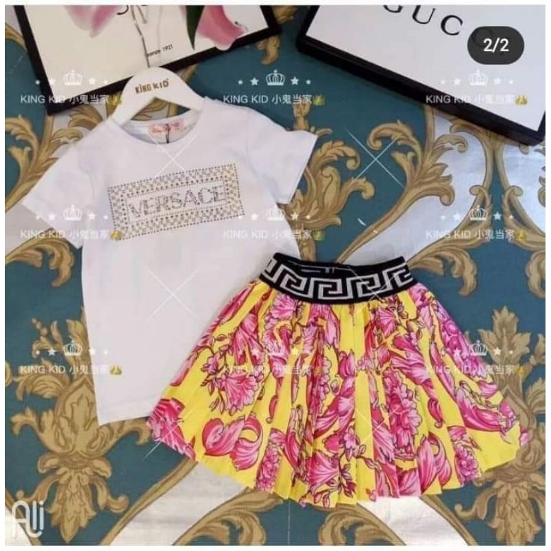 Setelan Stelan Anak King Kid Cewek Perempuan Import