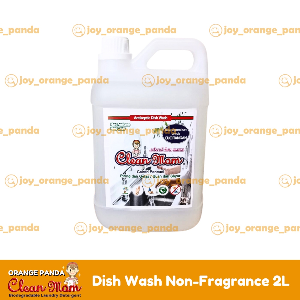 Clean Mom Dish Wash baby Bottle 2Liter / Sabun cuci botol bayi 2 Liter / Clean Mom Sabun Cuci Piring