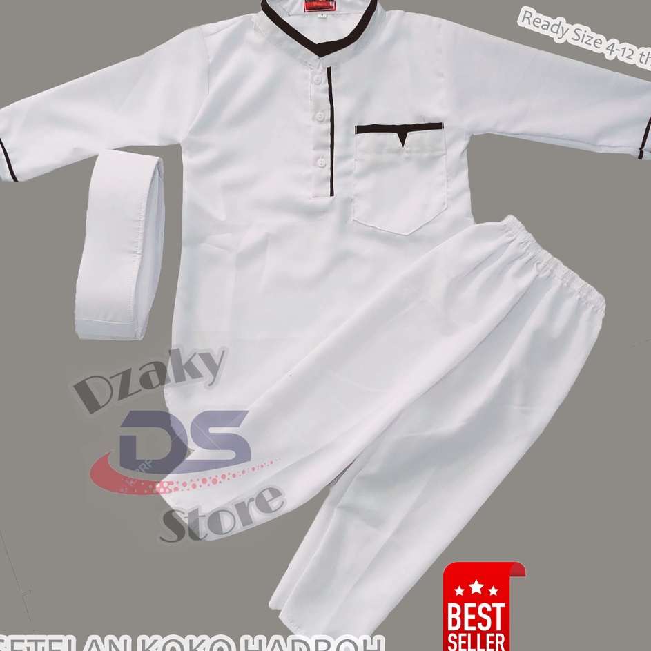 Hot Price  Fashion Baju Muslim Anak Laki  Koko Hadroh Turki Anak Cowok Terlaris 4 12Tahun