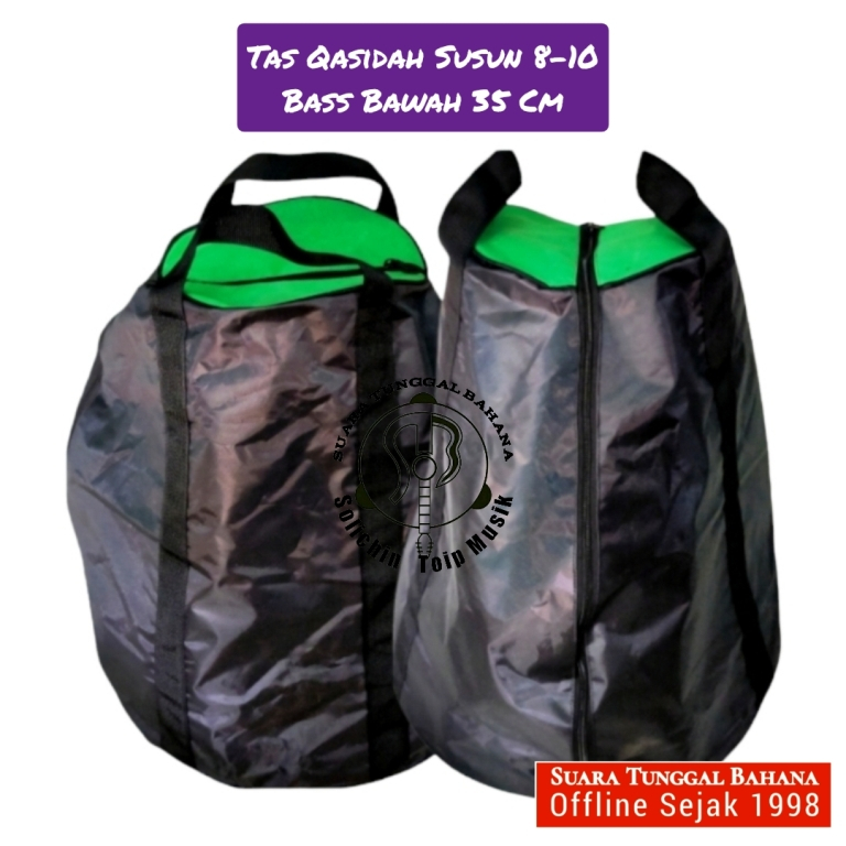 Tas Rebana Qasidah 1 set Model Kerucut Bass 35 cm | Solichin Toip