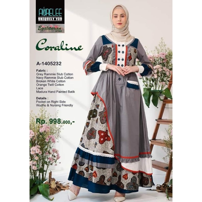 (COD) New Gamis Coraline Dress by Aurelle