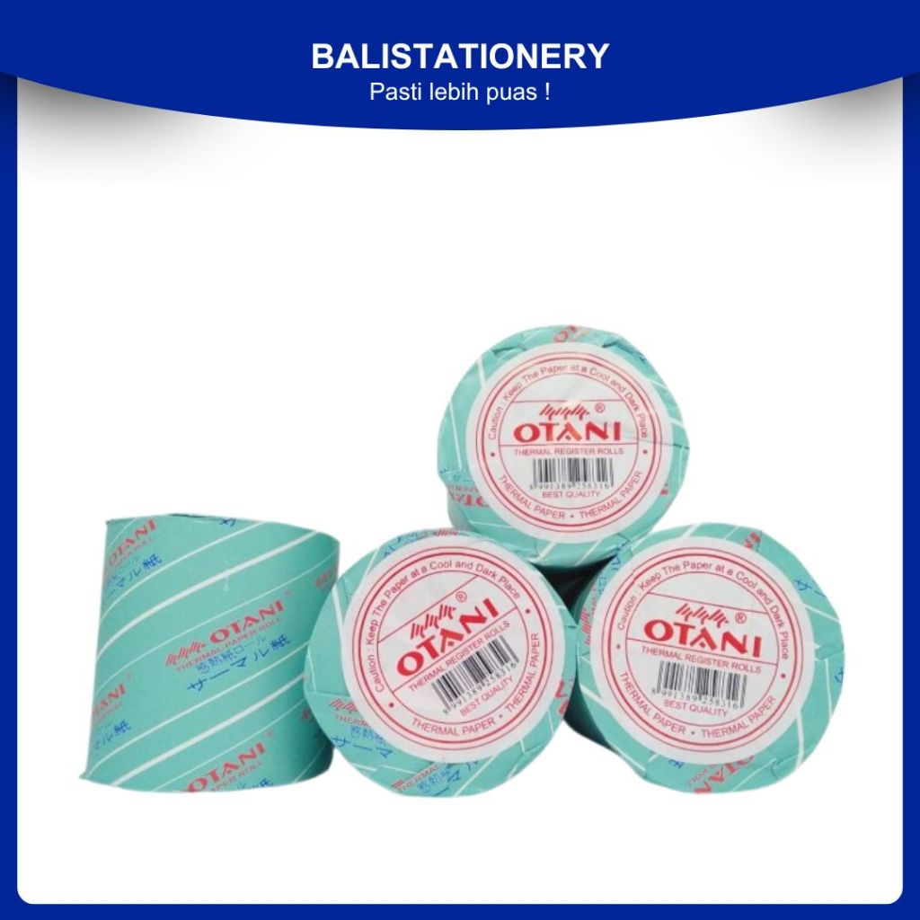 

Kertas Struk Kasir / Kertas Thermal 80 x 50 Otani / Kertas Kasir Roll Otani