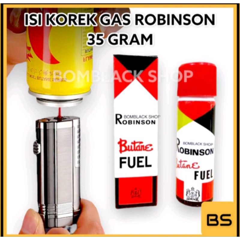 Gas Robinson Isi Ulang korek Api