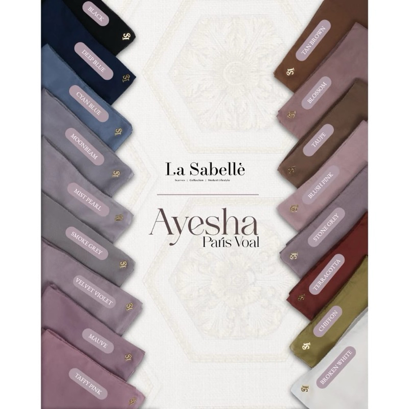 La Sabelle ~ Ayesha Paris Voal Collection