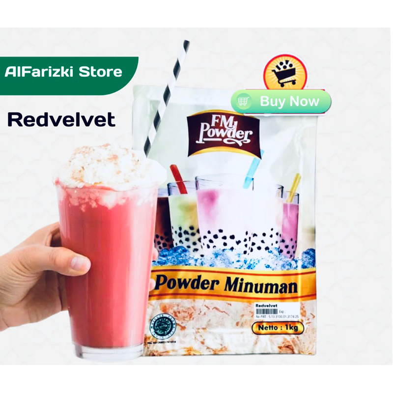

Bubuk minuman rasa redvelvet 1 Kg