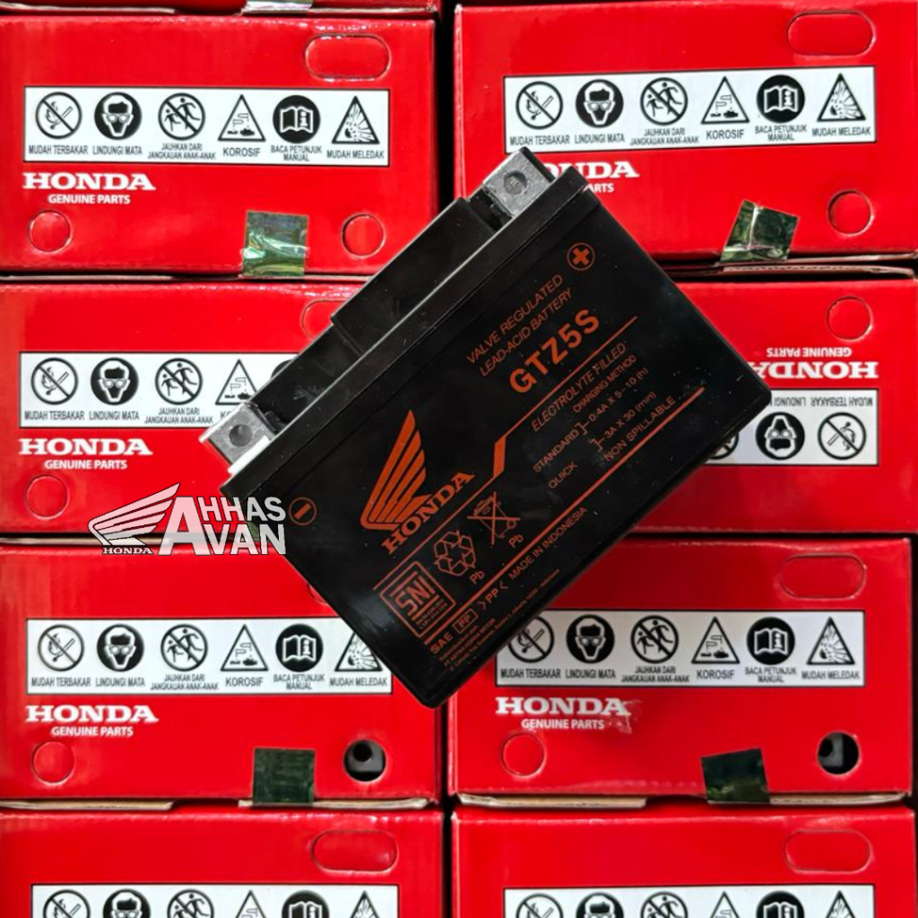 31500-KPH-881 ACCU – BATTERY GTZ5S GS AKI KERING GTZ5 HONDA AHM 12V 3.5 AH AKI GTZ5S AHM