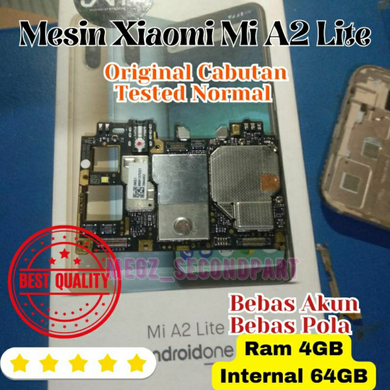 Mesin Mi A2 Lite 4/64GB Normal Jaya Tested Mesin Xiaomi MIA2 Lite Ram 4 Cabutan Ori / Mesin Redmi 6 
