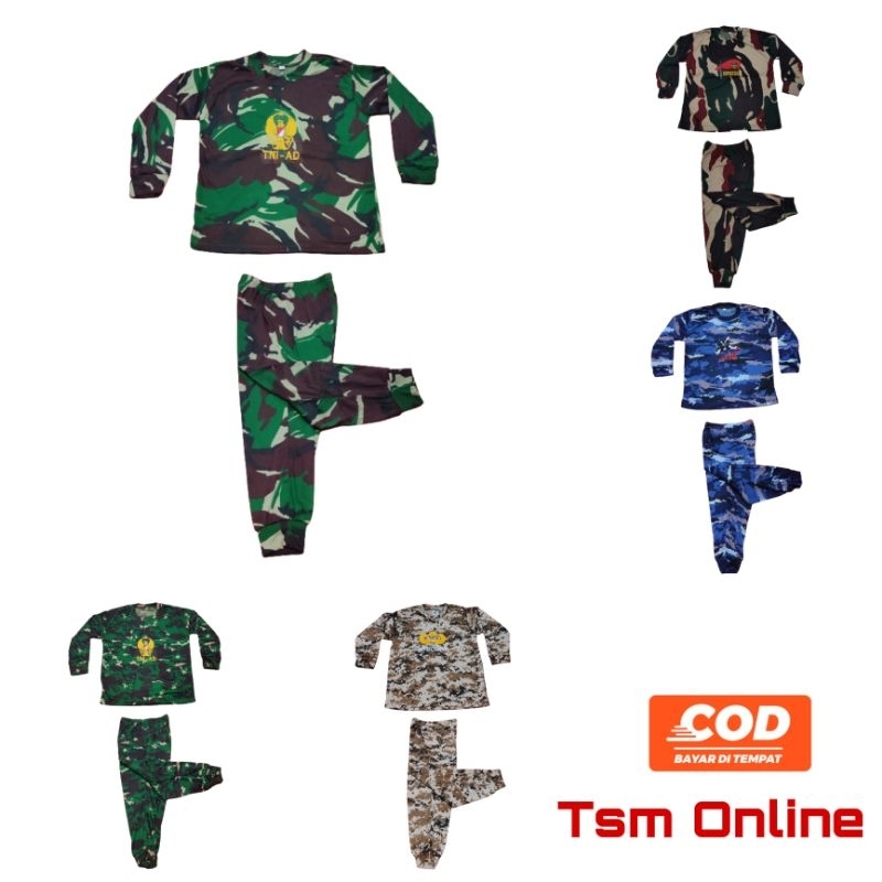 Setelan anak loreng bahan katun // Baju anak // Kaos Anak // Kaos Anak Tangan Panjang // Baju Tentar