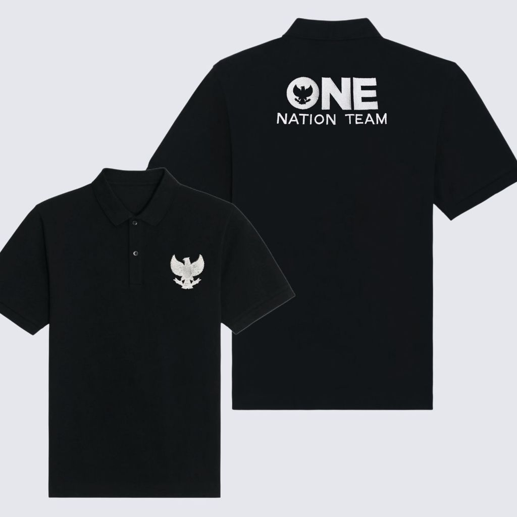 Kaos kerah pria | kaos polo shirt | kaos polo distro logo bordir Garuda