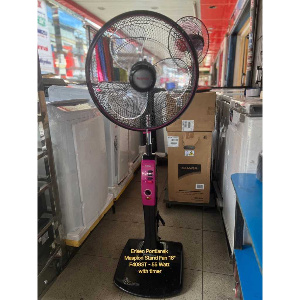 MASPION STAND FAN 16" WITH TIMER  F 408 ST