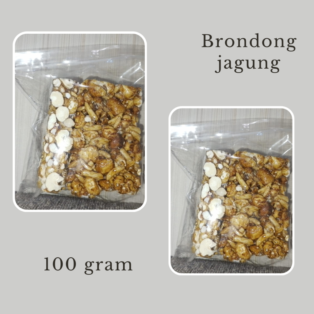 

Borondong jagung manis 100 gram / borondong jagung gula aren