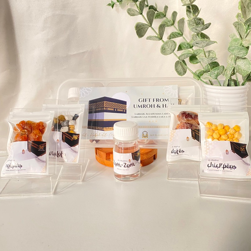 

Tanzia Eco Set GARANSI 100% Oleh Oleh Umroh Haji Ekonomis Bisa Req Ucapan