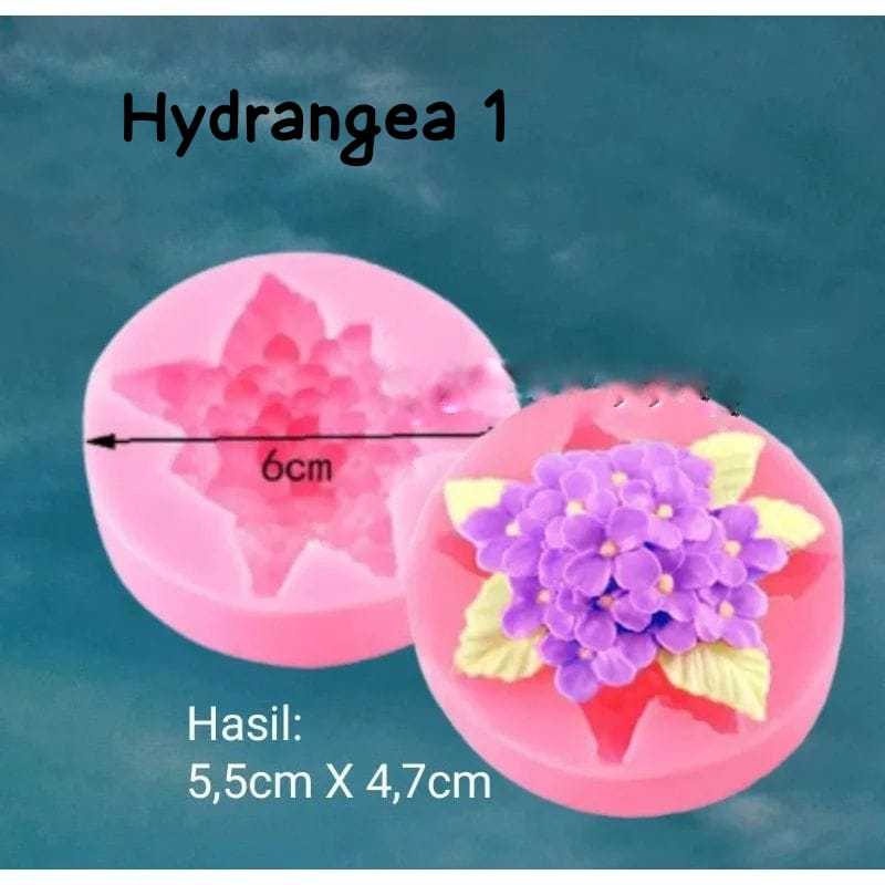 Cetakan Silicone HYDRANGEA / Cetakan Silikon Puding / Silicone Pudding