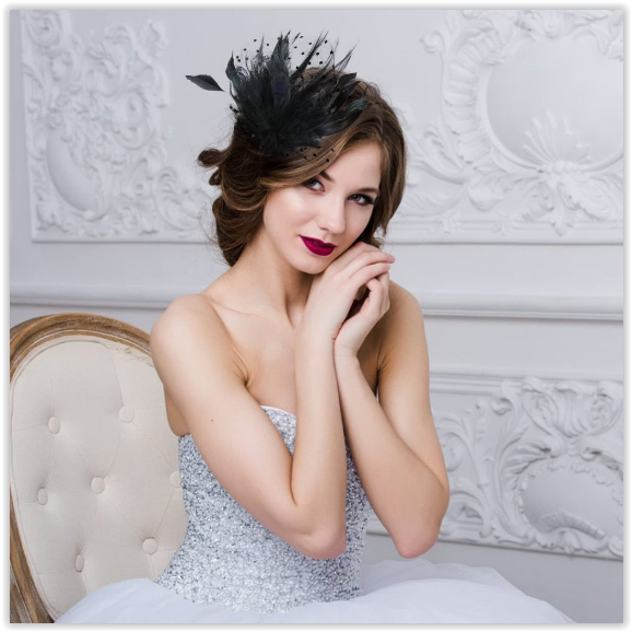 Bando Pesta Mewah Bunga Mahkota Aksesoris Rambut Bando Pesta Aksesoris Pesta Hiasan Rambut Pesta