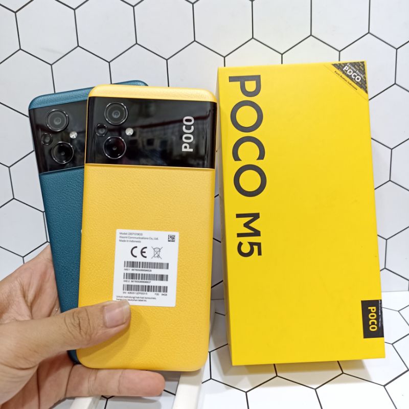 Poco M5 Ram 4/64 Second Fullset Bergaransi hp second-bekas fullset