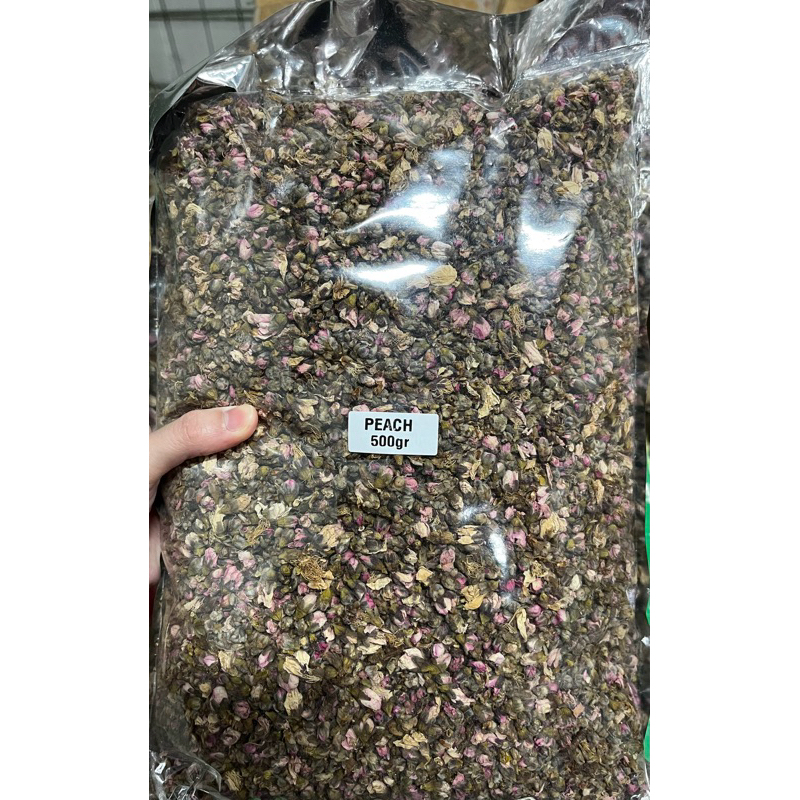 

Peach Blossom Flower Tea / Teh bunga Persik 250gr - 500gr GRADE BAGUS