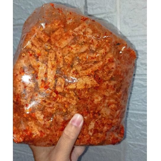 

basreng pedas daun jeruk 1kg