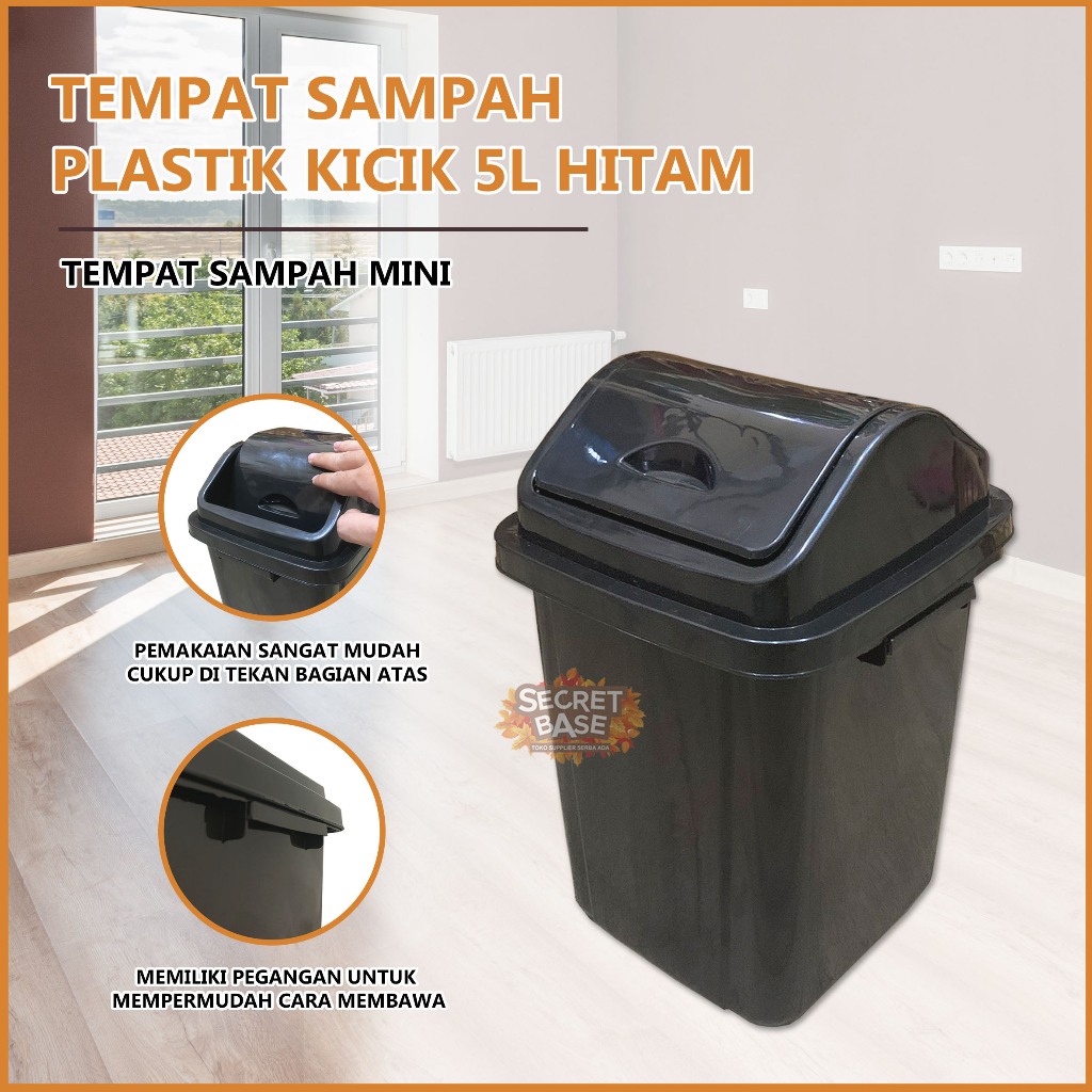 TEMPAT SAMPAH ELIT - Bak Sampah Aesthetic / Tong Sampah Kamar Mandi